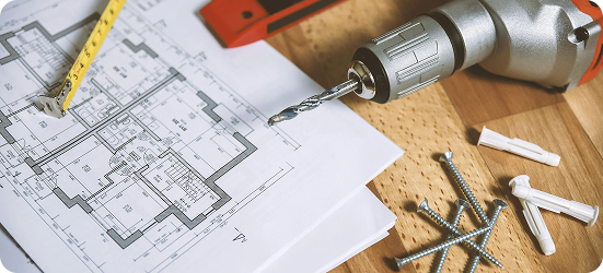 Space planning and design blueprints
