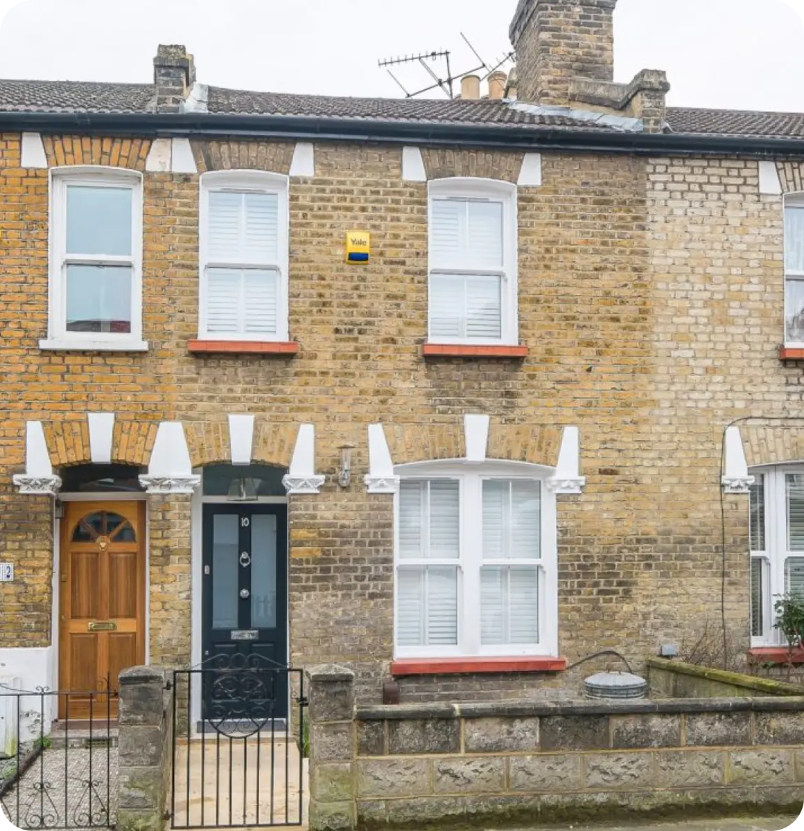 Terraced houses party wall